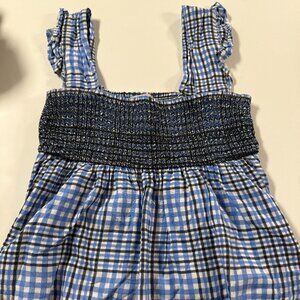 Urban Outfitters Blue Plaid Top